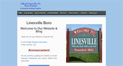 Desktop Screenshot of linesville.net