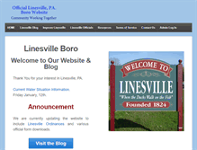 Tablet Screenshot of linesville.net